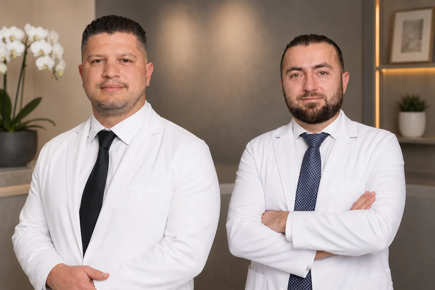 Elevate Aesthetics medical directors Dr. Garen Derhartunian and Dr. Narbeh Tovmassian.